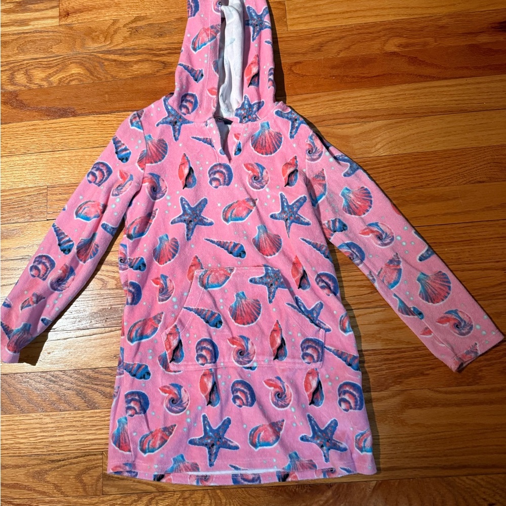 Pink Seashell Kids Swim Cover-Up